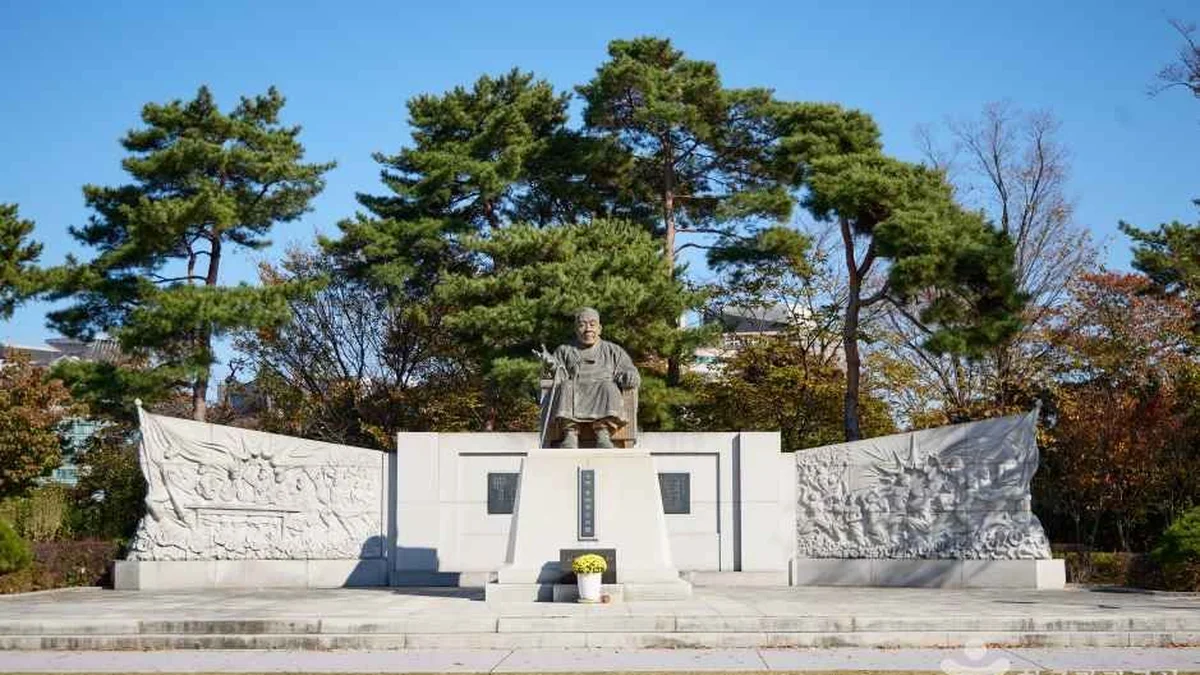 백범광장(백범 김구선생 동상)
