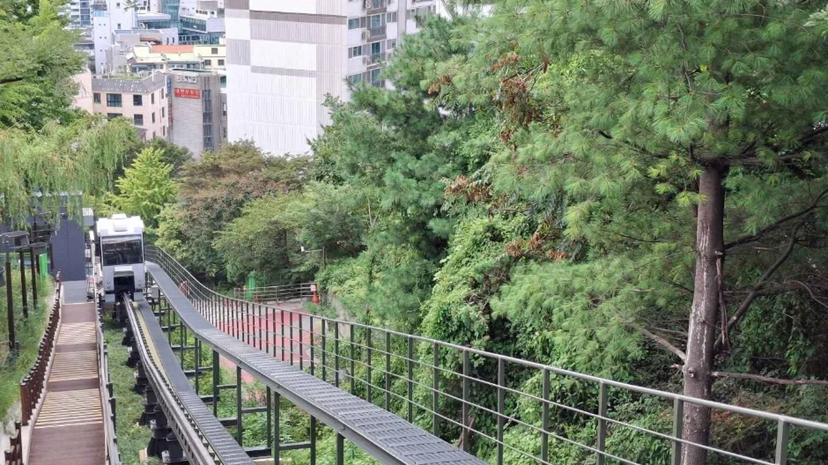 대현산배수지공원·대현산배수지공원 모노레일