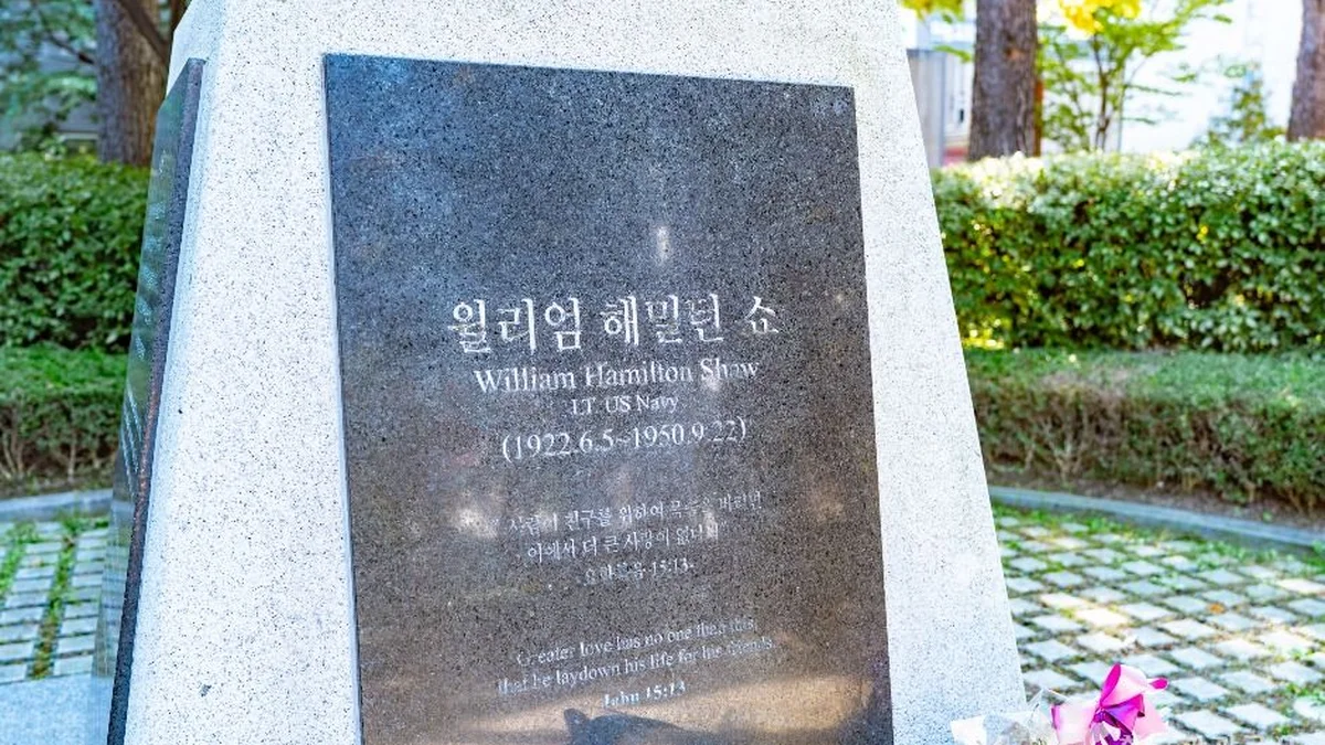윌리엄해밀턴쇼 동상