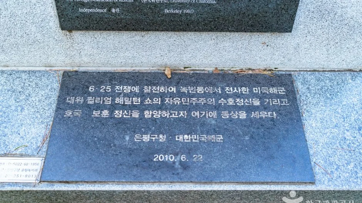 윌리엄해밀턴쇼 동상