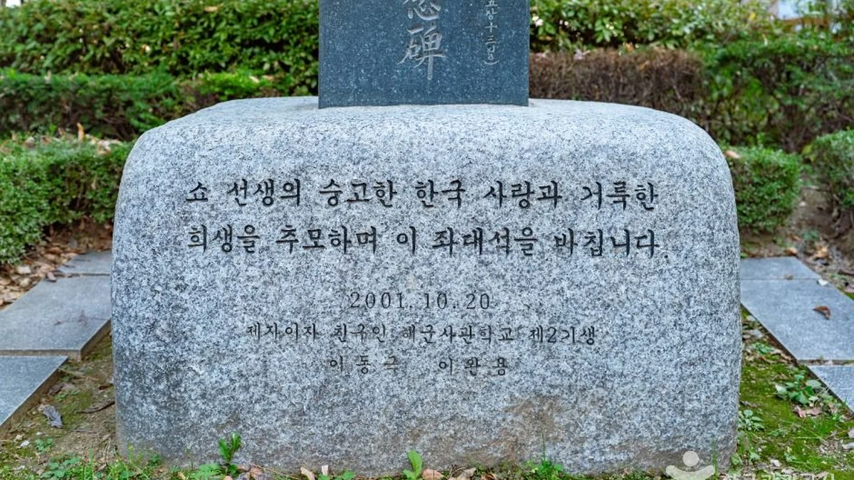 윌리엄해밀턴쇼 동상